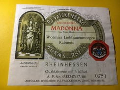 5684 - Valckenberg Madonna Wormser Liebfrauenmorgen Rheinhessen Allemagne - Religie