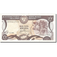 Billet, Chypre, 1 Pound, 1987-1992, 1993-03-01, KM:53c, TTB - Chypre