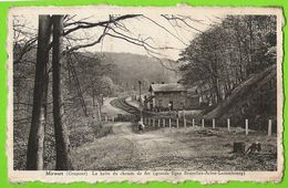 Mirwart (Grupont) - La Halte Du Chemin De Fer (grande Ligne Bruxelles, Arlon, Luxembourg)  - Circulé 1949 - Bievre