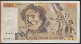 °°° FRANCE - 100 FRANCS 1987 °°° - 100 F 1978-1995 ''Delacroix''