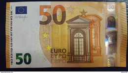 50 EURO S006G2 Italy DRAGHI Serie SD Ch 06 Perfect UNC - 50 Euro