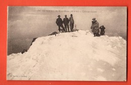 EVG-01 Alpinistes Au Sommet Du Mont Blanc, Cabane Jansen. Animé. Non Circulé. - Alpinismus, Bergsteigen