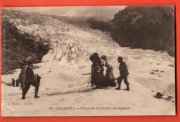 EVG-05 Alpinistes à ChamonixTraversée Du Glacier Des Bossons Animé. Non Circulé. - Alpinismus, Bergsteigen