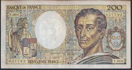 °°° FRANCE - 200 FRANCS 1989 °°° - 200 F 1981-1994 ''Montesquieu''