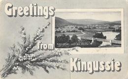 Greetings From Kingussie (Ecosse) - Kingussie From The South - Inverness-shire