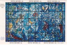 United Nations 1967 Chagall Window MNH - Autres & Non Classés