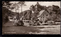 Pottenstein Tüchersfeld - S/w Ortsansicht 1 - Pottenstein