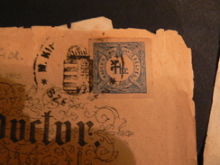 HUNGARY 1862  POSTAGE STAMP OF TAX OF NEWPAPER OF HIGH VALUE UNGHERIA 1862 FRANCOBOLLO PREGIATO TASSA.GIORNALE - Giornali