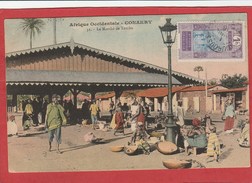 CPA: Guinée Française - Conakry - Le Marché De Tombo - Guinea Francese