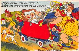 Ronce Les Bains      17    Joyeuses Vacances: Carte A Système A Tirette Muli-vues      (voir Scan) - Altri & Non Classificati