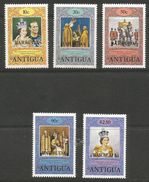 Antigua  - 1978 Coronation Anniversary MNH**  Sc 508-12 - 1960-1981 Autonomie Interne