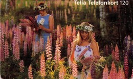 SUECIA. SE-TEL-120-0045. Girls In Blossom - Blomflickor. 1998-09. (429) - Schweden