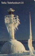SUECIA. SE-TEL-030-0395. Iced Lighthouse - Isfyr. 08-1999. (470) - Schweden