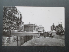 AK England 1907 Echtfoto. Greenwich Observatory. Sternwarte! London WC An: Hotel Cecil - Altri