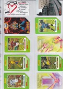 Italy, 10 Different Cards Number 2, Football, Thor, Heart, 2 Scans. - Collezioni