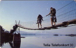 SUECIA. SE-TEL-030-0220. Suspended Bridge - Hängbro. 1997-01. (507) - Schweden