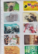 Italy, 10 Different Cards Number 5, Fox, Polar Bear, Camel, Otter, Sport, 2 Scans. - Verzamelingen