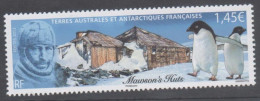 T.A.A.F. - Base Antarctique Mawson - Portrait, Base Et Manchots - Unused Stamps