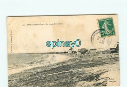 Delcampe - B - 56 - DAMGAN - La Plage - Les Cabines - AMBON - édition Dechelette - Damgan