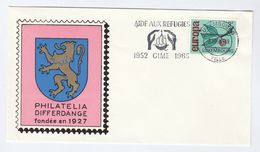 1965  LUXEMBOURG REFUGEES EVENT COVER Stamps Europa - Briefe U. Dokumente