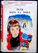 Lisbeth Werner -  Puck Dans La Neige - Bibliothèque Rouge Et Or  - (1961 ) - Bibliotheque Rouge Et Or