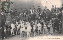 Sillé Le Guillaume       72       Chasse A Courre.  L' équipage. Chiens Et Sonneurs            (voir Scan) - Sille Le Guillaume