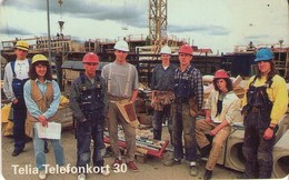 SUECIA. SE-TEL-030-0093. Construction Workers - Byggnadsarbetare. 1995-09. (513) - Schweden