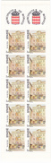 MONACO @ CARNET 10 Timbres Poste à 2,20 Francs - Place Saint Nicolas - Booklets