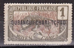 Ubangi-Chari, 1915/1922 - 1c Overprint - Nr.1 Usato° - Usados