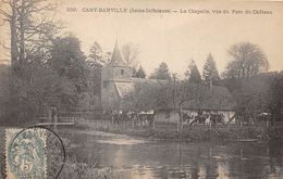 76. CANY-BARVILLE.  LA CHAPELLE,VUE DU PARC DU CHÂTEAU.  ANIMATION. - Cany Barville