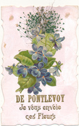 PONTLEVOY,  PONT-LEVOY - Carte Souvenir - Je Vous Envoie Des Fleurs... - Altri Comuni