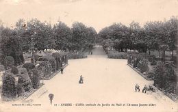 Angers      49         Allée Centrale Du Jardin Du Mail  Et L'avenue Jeanne D"Arc     (voir Scan) - Angers