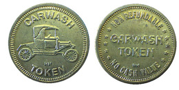 01404 GETTONE TOKEN JETON FICHA AUTOLAVAGGIO CAR WASH TOKEN NO CASH VALUE - Altri & Non Classificati