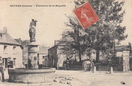 Royère - Place Et Fontaine De La Mayade - Royere