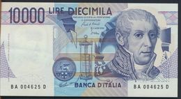 °°° ITALIA - 10000 LIRE VOLTA 19/09/1984 SERIE BA °°° - 10.000 Lire
