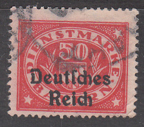 BAVARIA   SCOTT NO. 058   USED     YEAR  1920 - Officials