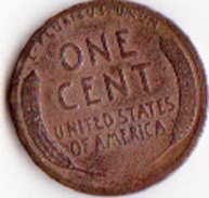 Etats-Unis  Pièce De 1 Cent '' Lincoln-Wheat Penny'' 1941 - 1909-1958: Lincoln, Wheat Ears Reverse