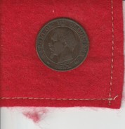 Napoléon  III..  Second  Empire  .Cinq-centimes ..1855 K . Bordeaux .  état  TB.. - 5 Centimes