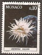 MONACO   -   1980 .  Y&T N° 1254 Oblitéré.   Fleurs  /  Anémones - Oblitérés
