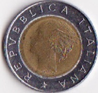Italie  Pièce De 500 Lires 1992 - 500 Lire