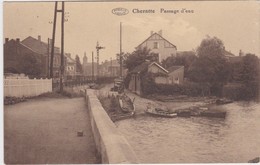 CHERATTE-PASSAGE D'EAU-EDIT.N.DOSSIN-ENVOYEE-1939-VOYEZ LES 2 SCANS-RARE ! ! ! - Visé