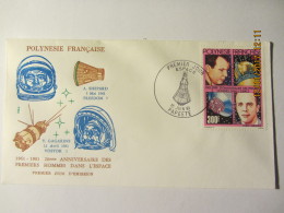 Enveloppe 1er Jour POLYNESIE " 20° Anniversaire Des 1er Hommes Dans L'espace - Covers & Documents