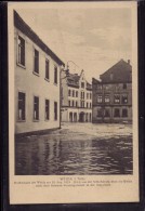 Weida - S/w Hochwasser Der Weida Am 15.August 1924   Blick Von Der Schloßstraße - Weida