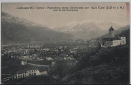 Giubiasco - Panprama Verso Bellinzona Con Pizzo Claro Visto Da San Bartolomeo - Giubiasco