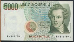 °°° ITALIA - 5000 LIRE BELLINI 31/01/1985 SERIE SA °°° - 5.000 Lire