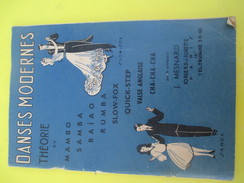Livre/Danses Modernes /MESNARD/Paris / Théorie/ Mambo-Samba-Baïao-Rumba-Slow Fox-Chza Cha Cha-/Vers 1960        LIV133 - Autres & Non Classés