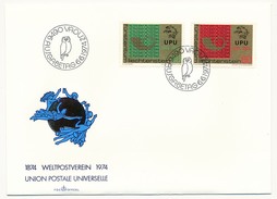 LIECHTENSTEIN - 3 Enveloppes FDC - UNION POSTALE UNIVERSELLE - 1974 - U.P.U.