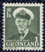 Groenland 1950 Oblitéré Used King Frederick IX Roi Frédéric IX SU - Gebraucht