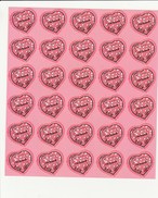 FEUILLE  SAINT VALENTIN  CACHAREL  N° 3747 B - Other & Unclassified