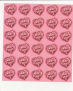 FEUILLE  SAINT VALENTIN  CACHAREL  N° 3747 B - Andere & Zonder Classificatie